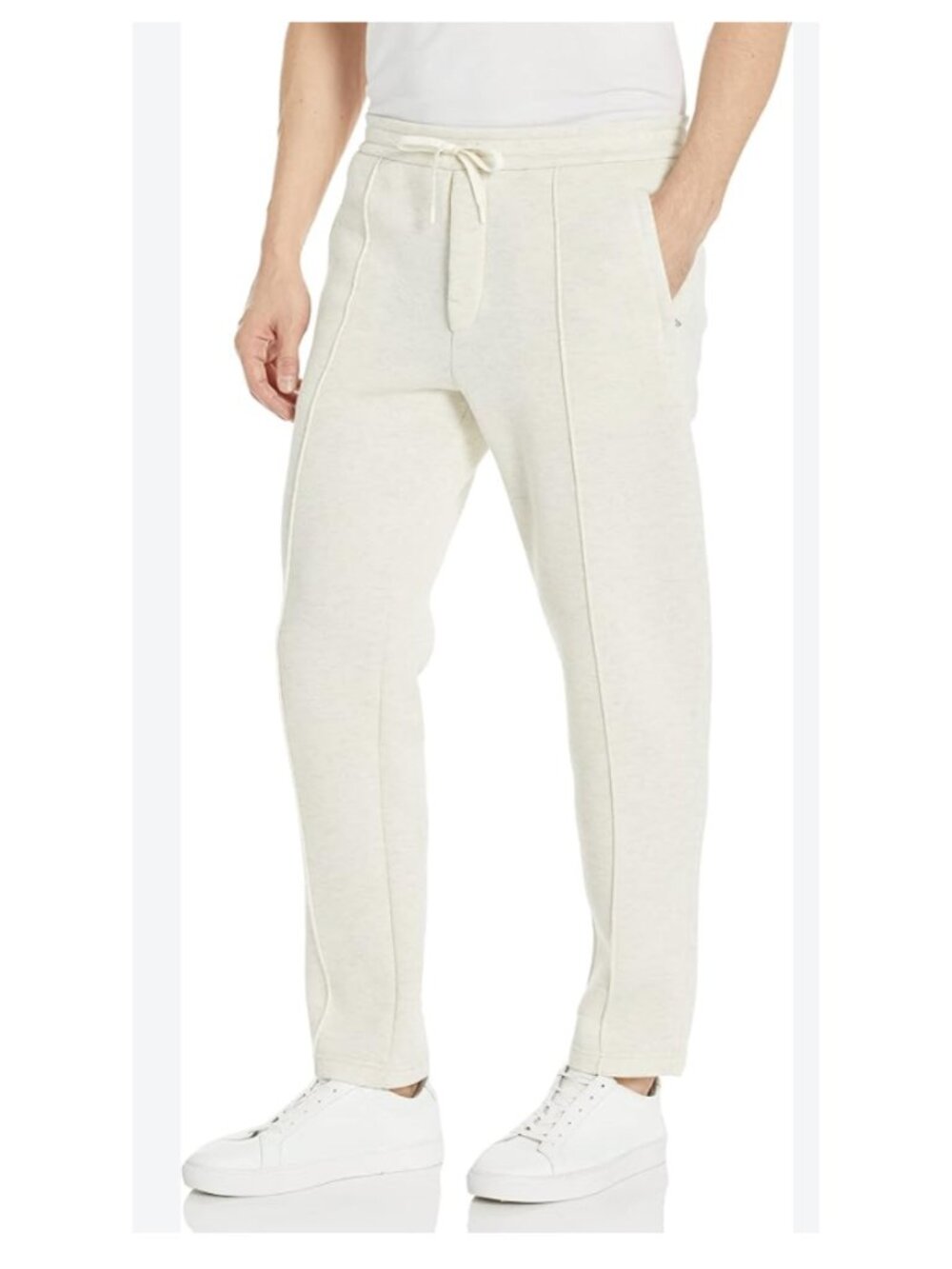 Club Monaco Men's Scuba Pant, Oatmeal Heather,